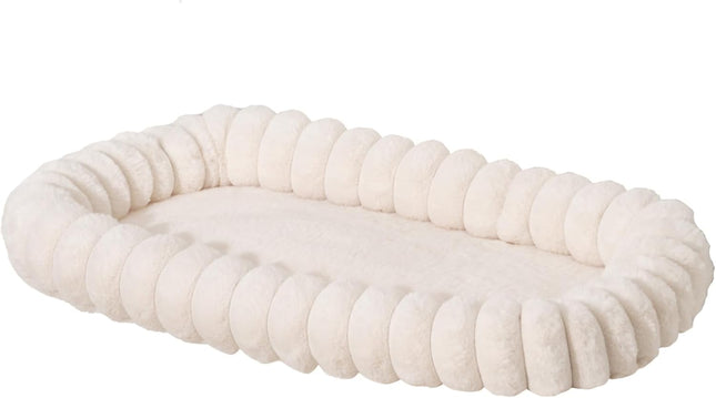 EDAGNY Medium Position Cover Zubehör geeignet für unser 54x36cm Katzenfensterbett, Creme M