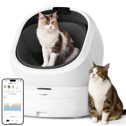 PETLIBRO Luma Cat Litter Tray Self-Cleaning with AI Camera