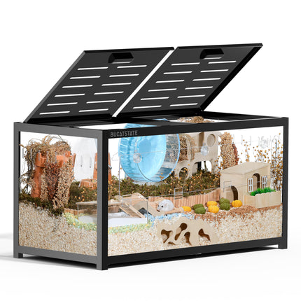 BUCATSTATE Hamster Cage 3.0 - Small Animal Cage Large 120 L x 60 W x 62 H